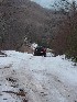 Climbing out to Flagpole Knob
